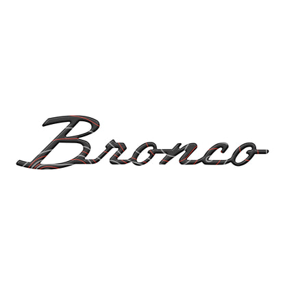 Bronco Script Badge Fits 2021-2026 Ford Bronco