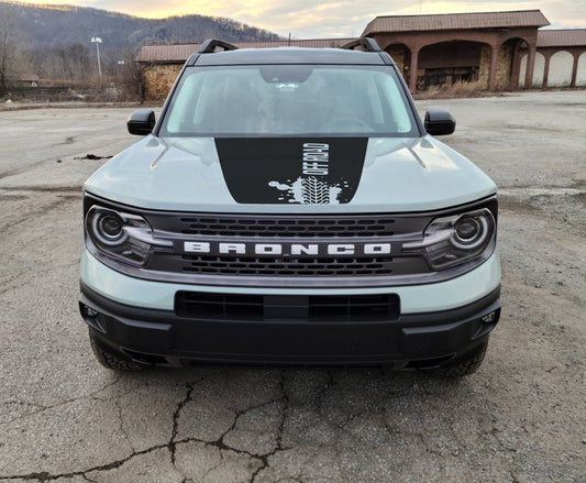 "OFF ROAD" Hood Decal Cover for 2021-2025 Ford Bronco Sport