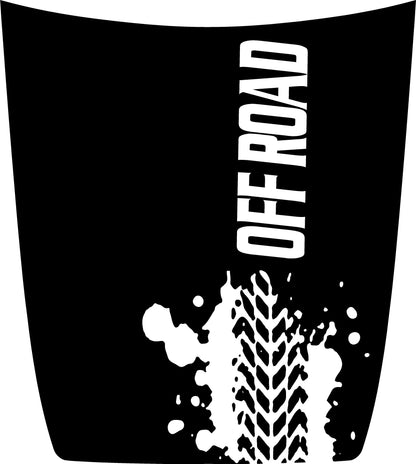 "OFF ROAD" Hood Decal Cover for 2021-2025 Ford Bronco Sport