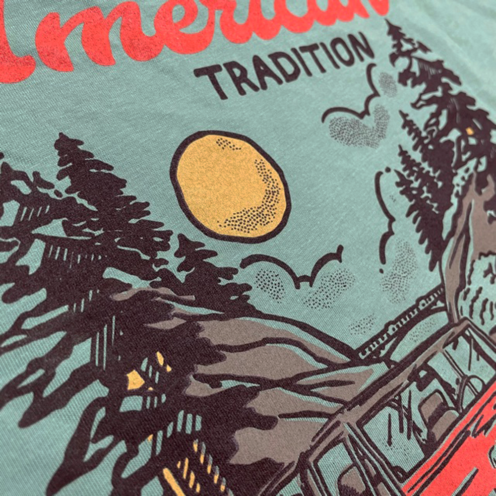 Mens Ford Bronco American Tradition - Artichoke