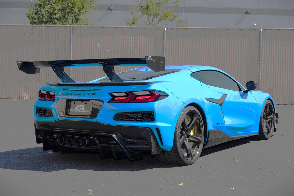 GTC-500 Carbon Fiber Adjustable Wing - Chevrolet Corvette C8 Z06/E-Ray/Grand sport/Zr1