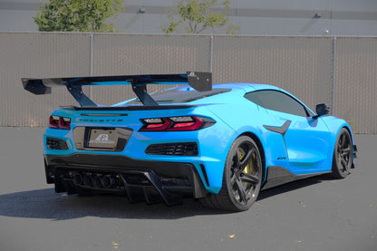 GTC-500 Carbon Fiber Adjustable Wing - Chevrolet Corvette C8 Z06/E-Ray/Grand sport/Zr1