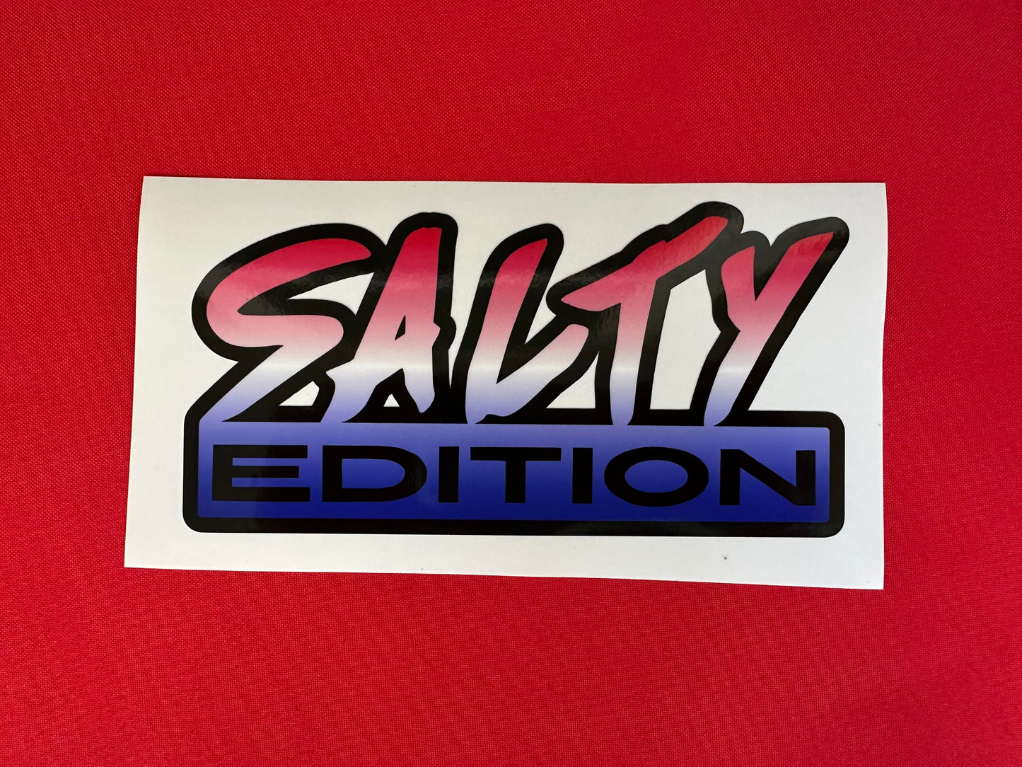 Salty Edition Badges (Pair)- Red White Blue Blend