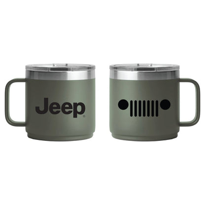 Camper Mug - Jeep Insulated - Green