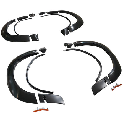 2008-2014 Challenger Front+Rear Bumper Cover+Fender Flares+V3 Diffuser