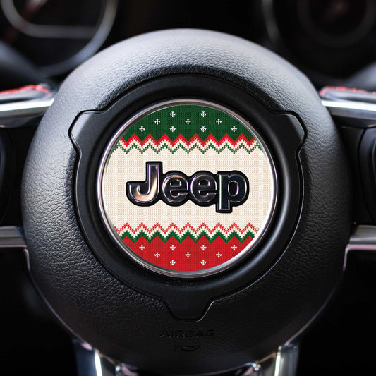 Winter Collection // Steering Wheel Decal for Jeep // Limited Edition Seasonal Prints