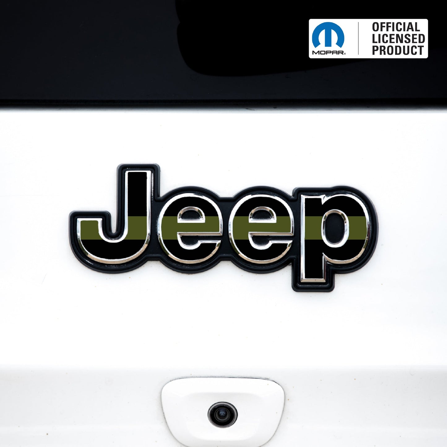JEEP Emblem Overlay Decals – First Responder Designs | Fits Grand Cherokee, Cherokee, Compass, Renegade, Liberty, Patriot