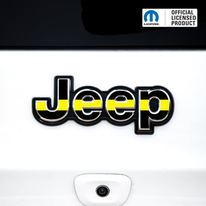 JEEP Emblem Overlay Decals – First Responder Designs | Fits Grand Cherokee, Cherokee, Compass, Renegade, Liberty, Patriot