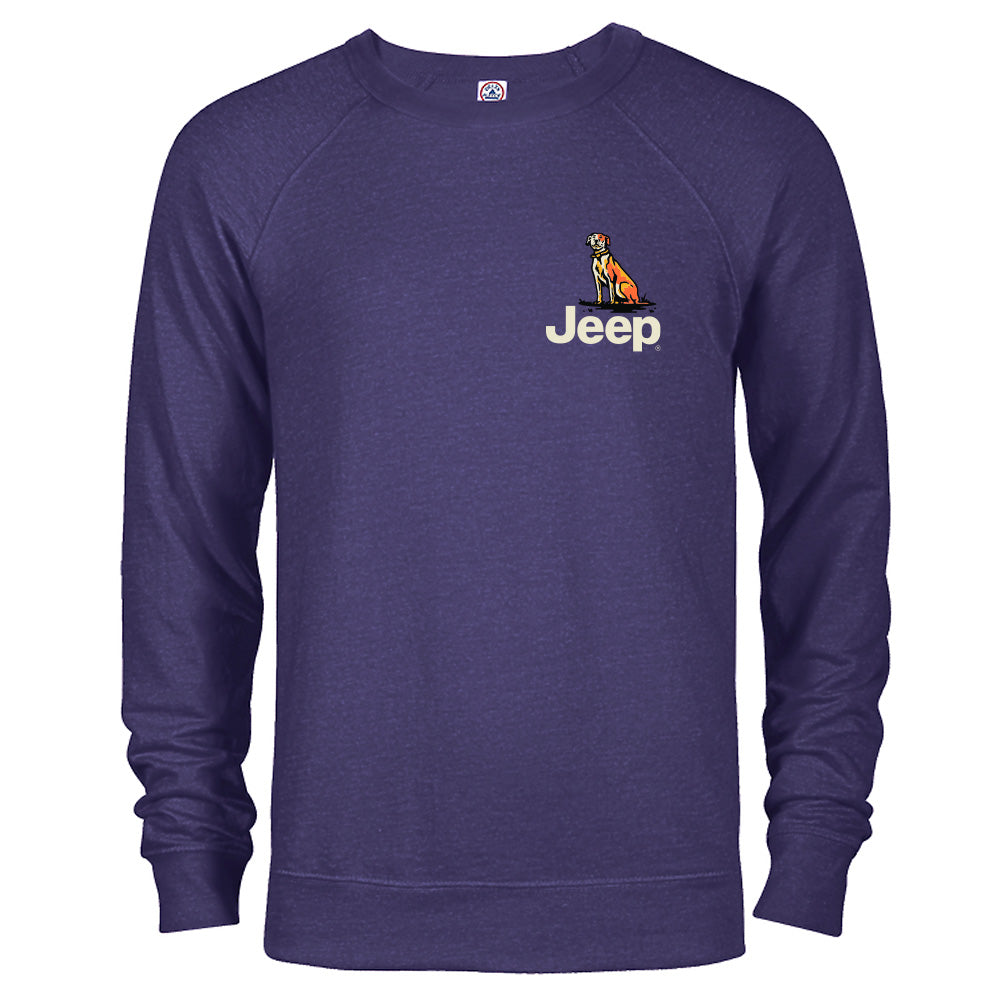 Jeep® Dogs - French Terry Crew Neck Sweatshirt - Reign
