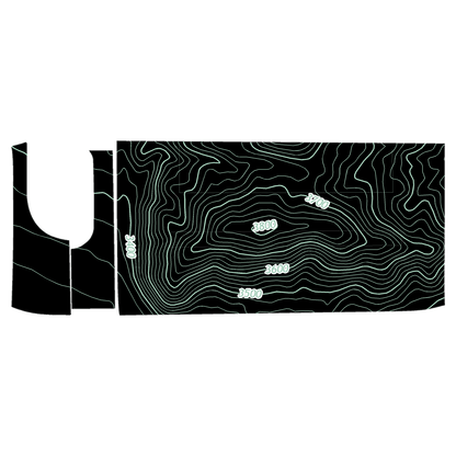 Topo 3 Piece Dash Kit (Printed Series) - 2021+ Bronco