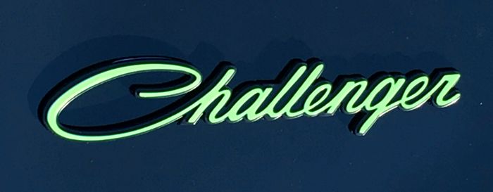 Challenger Script Emblem Overlay Decals