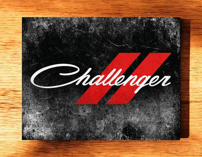 Metal Sign - Dodge Challenger Script