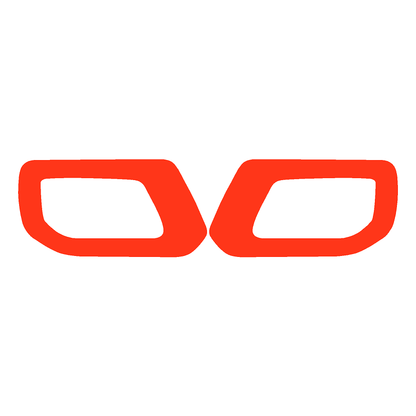 Solid Color Interior Door Handle Overlays (Printed Series) - 2021+ Bronco