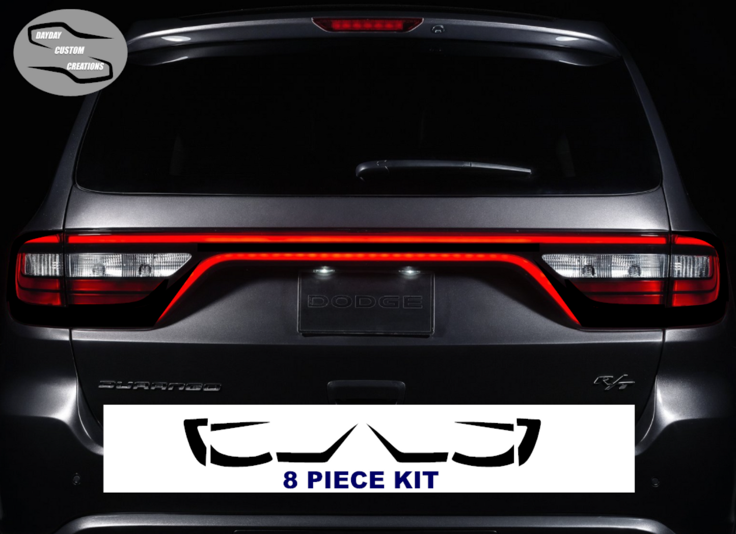 14-25 Dodge Durango Taillight Decal Design 2