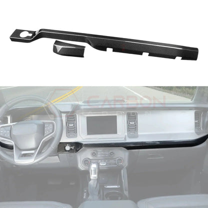 Real Carbon Fiber Lower Dashboard Trim Cover For 2021+ Bronco