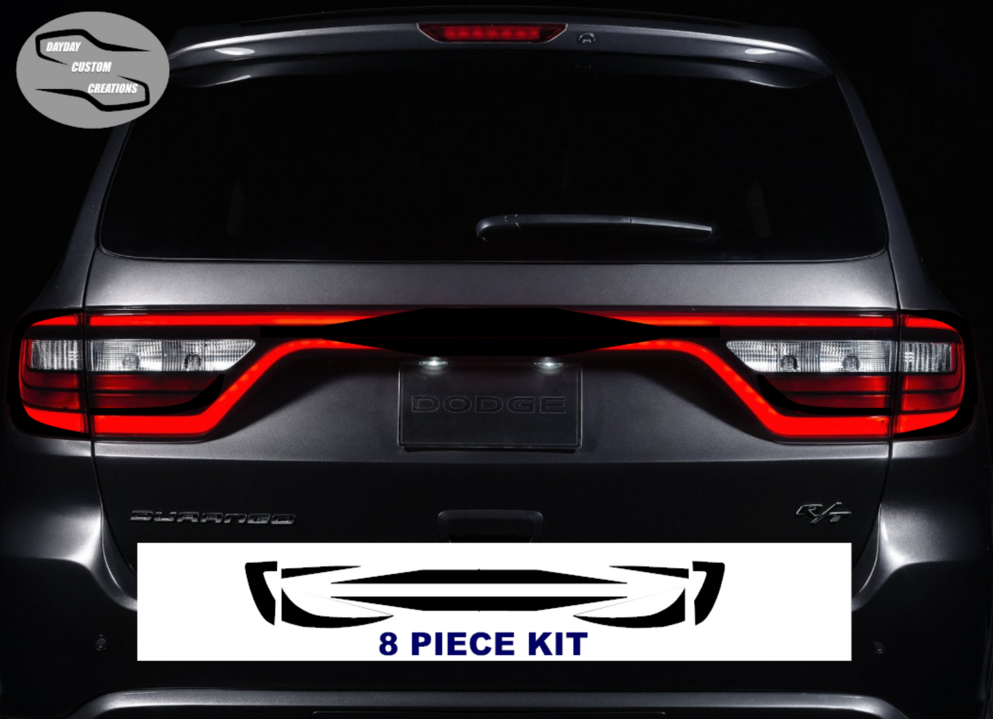 14-25 Dodge Durango Taillight Decal Design 3