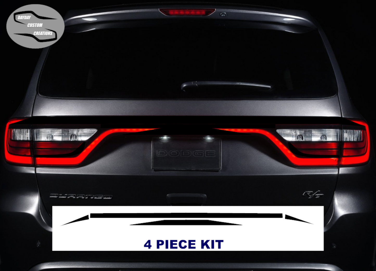 14-25 Dodge Durango Taillight Decal Design 4