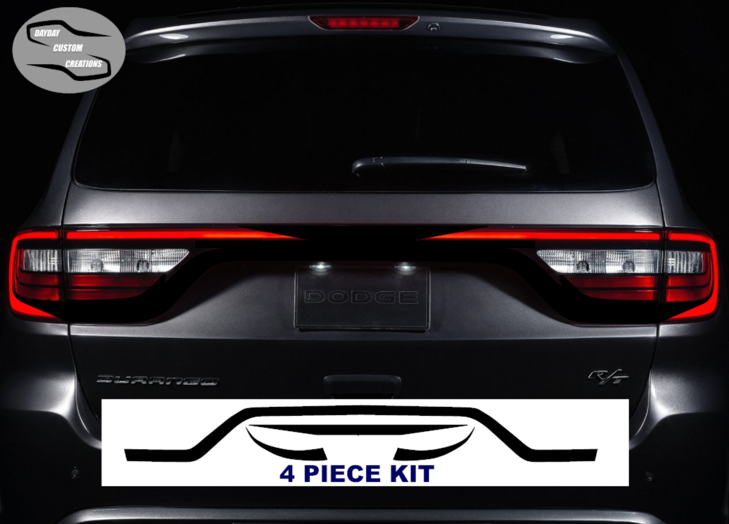14-25 Dodge Durango Taillight Decal Design 5