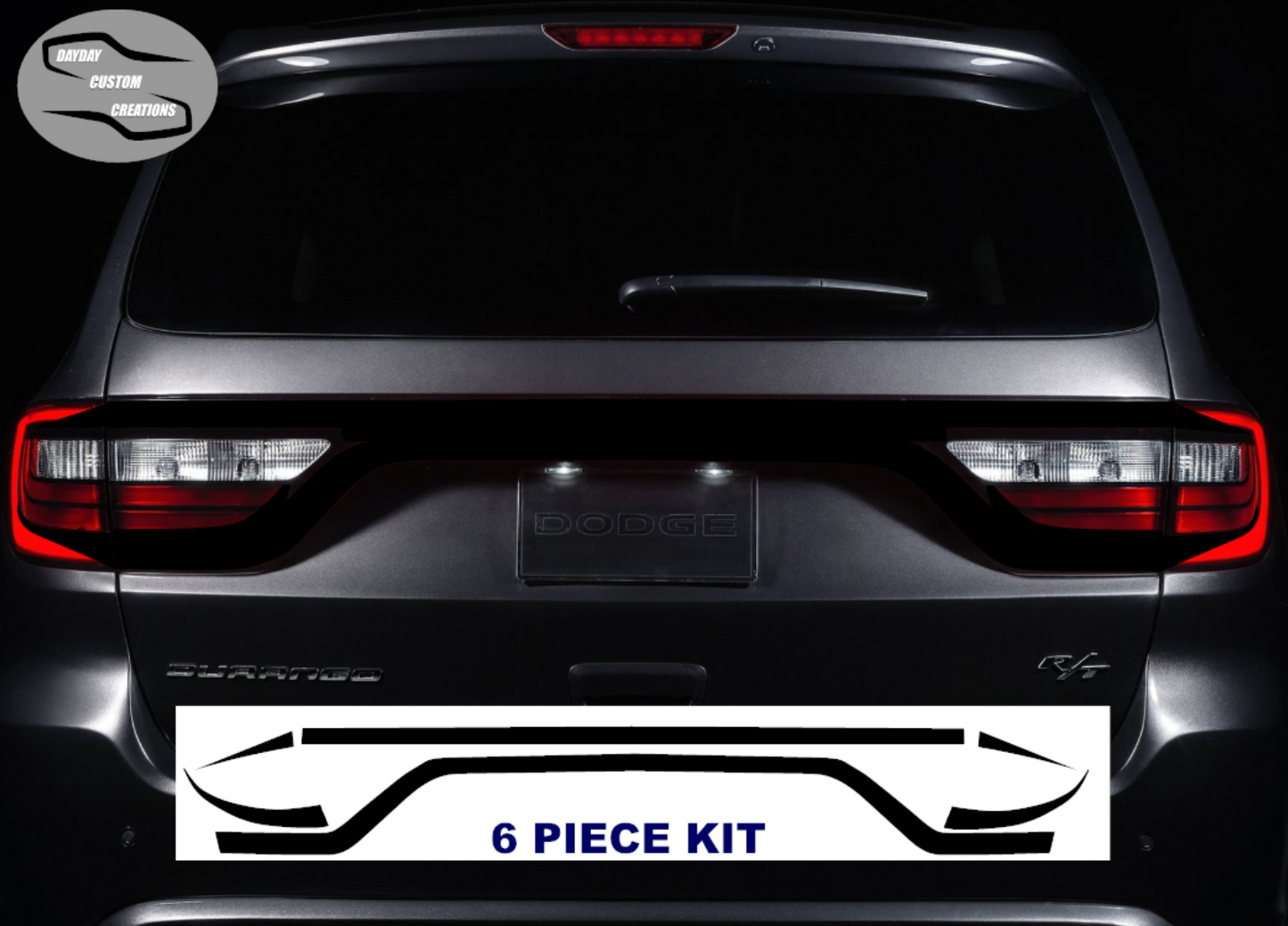 14-25 Dodge Durango Taillight Decal Design 6