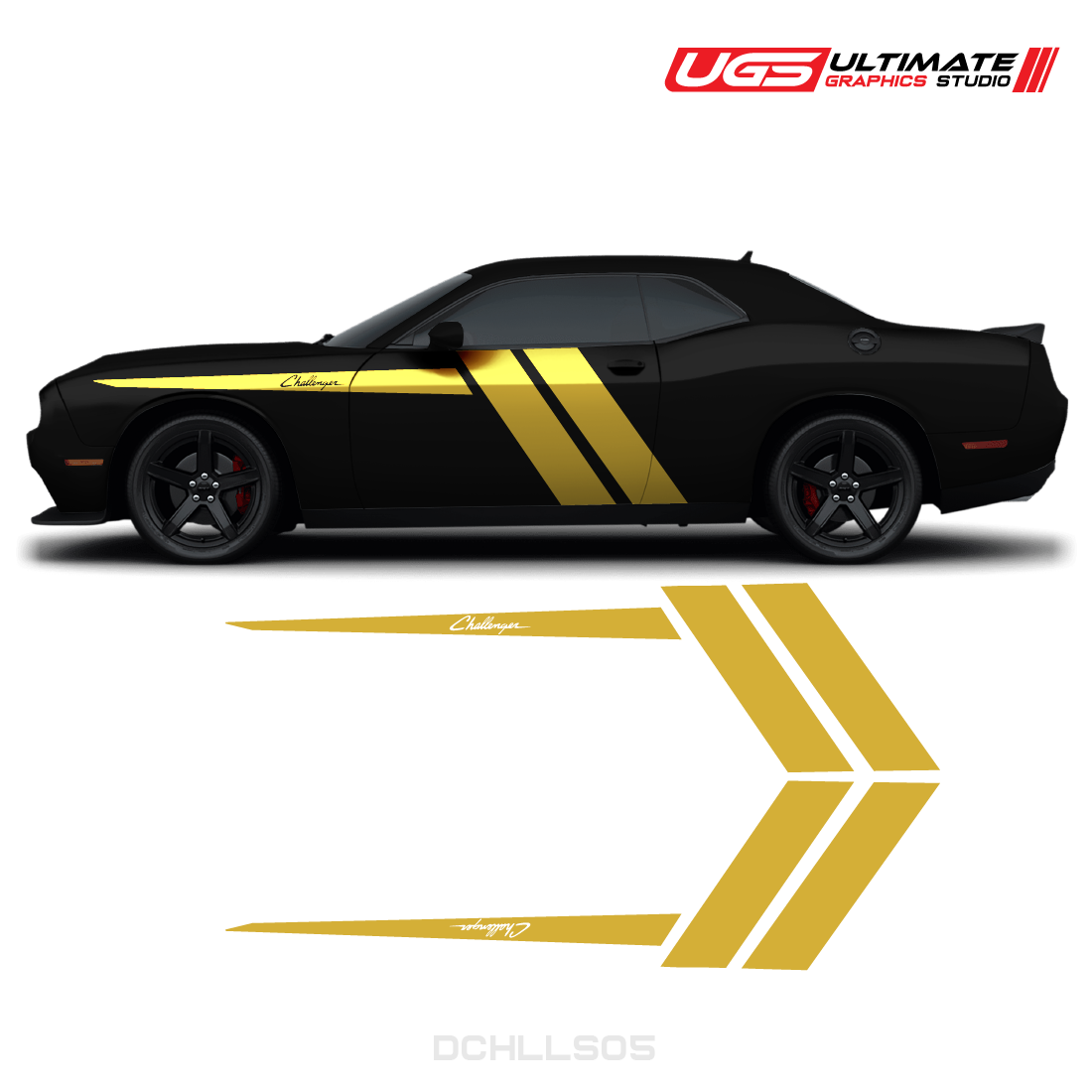 Dodge Challenger Side Graphics