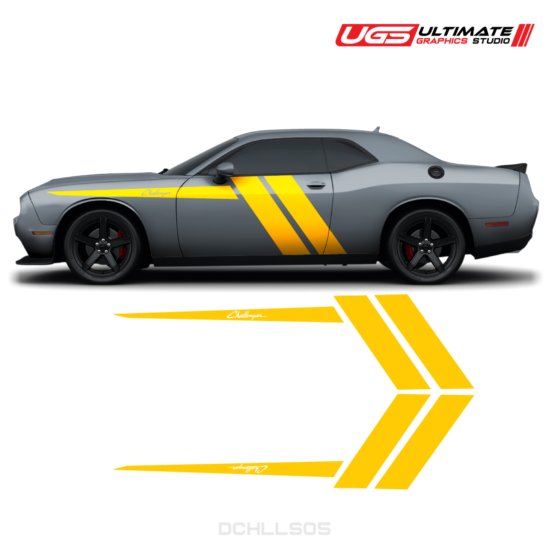 Dodge Challenger Side Graphics