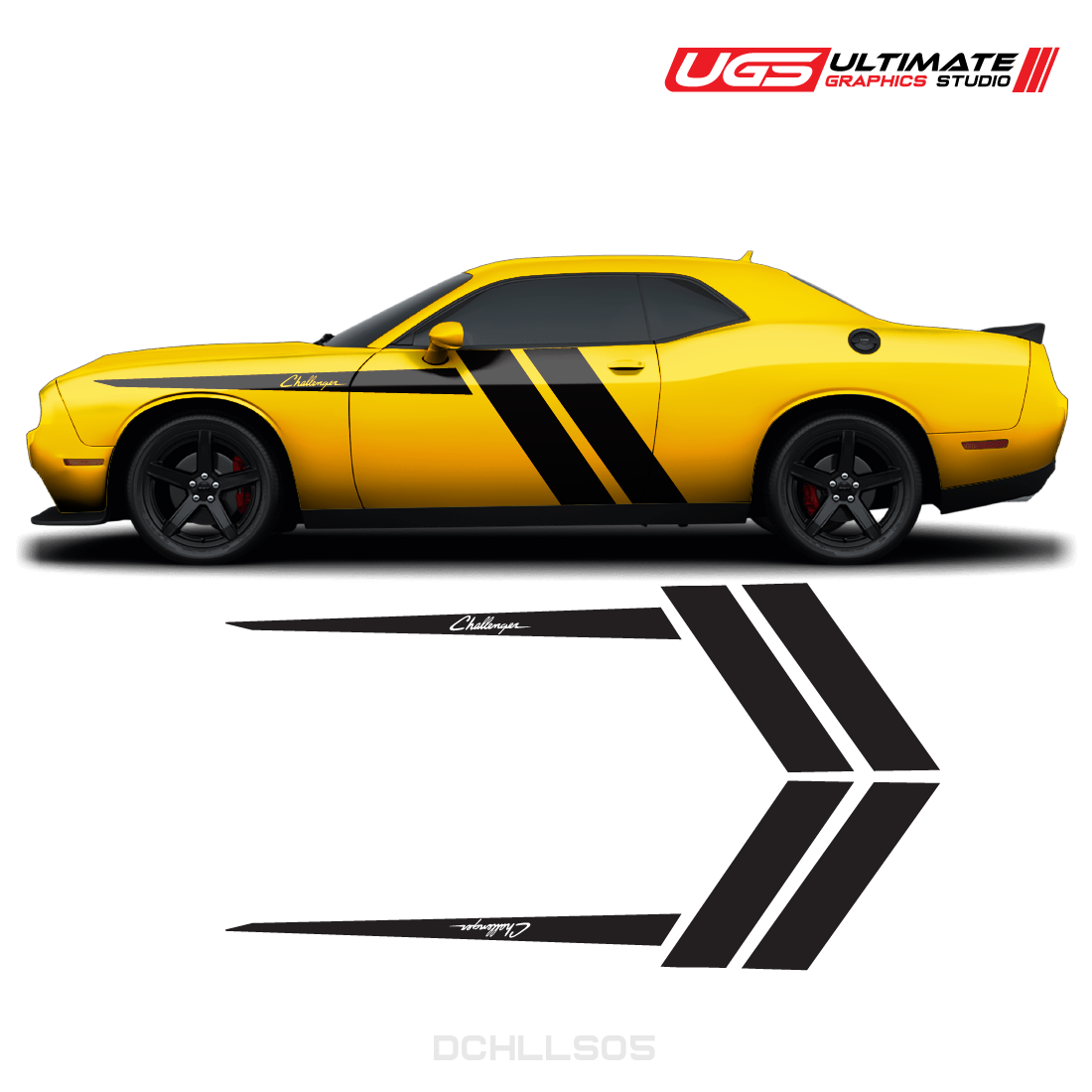 Dodge Challenger Side Graphics