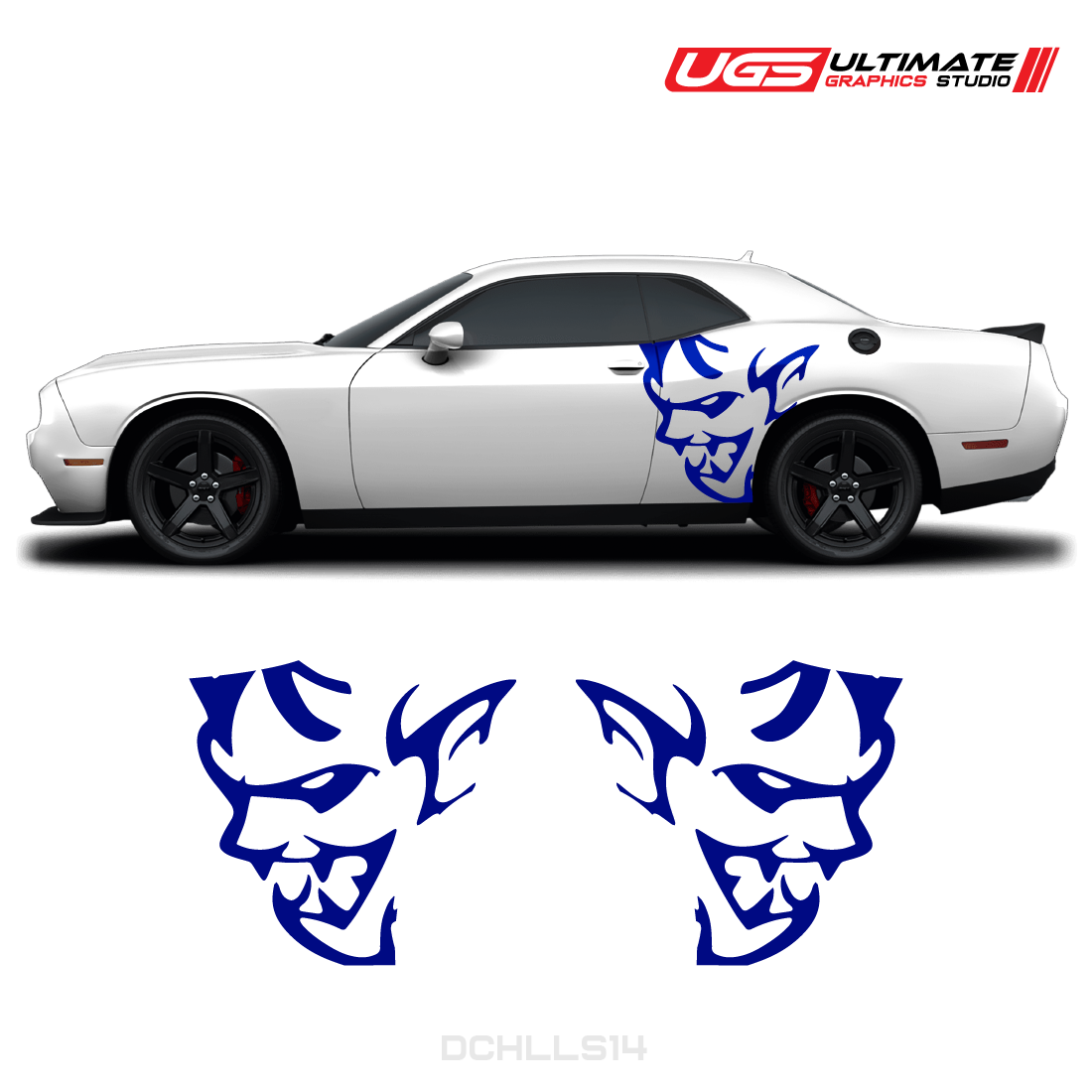 Dodge Challenger Demon Side Graphics