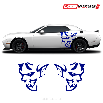 Dodge Challenger Demon Side Graphics