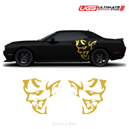 Dodge Challenger Demon Side Graphics