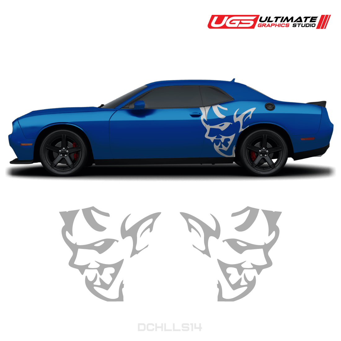 Dodge Challenger Demon Side Graphics