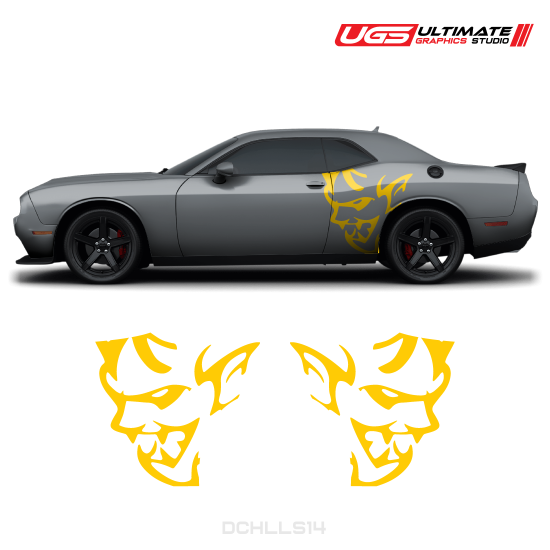Dodge Challenger Demon Side Graphics