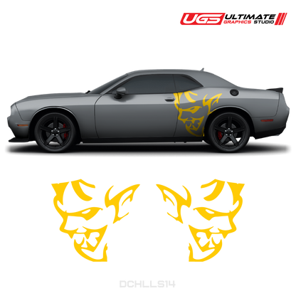 Dodge Challenger Demon Side Graphics