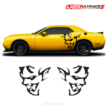 Dodge Challenger Demon Side Graphics