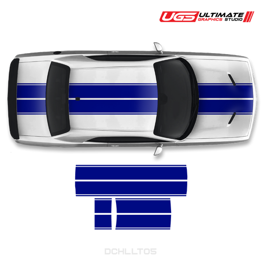 Dodge Challenger Top Wider Dual Graphics