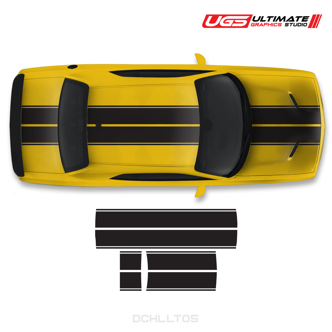 Dodge Challenger Top Wider Dual Graphics