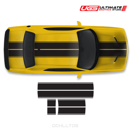 Dodge Challenger Top Wider Dual Graphics