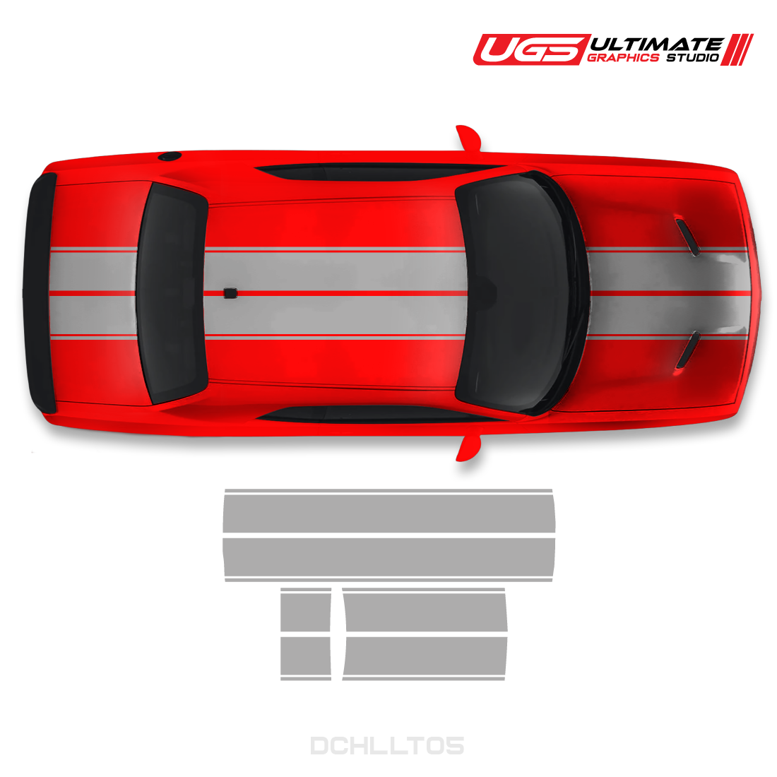 Dodge Challenger Top Wider Dual Graphics