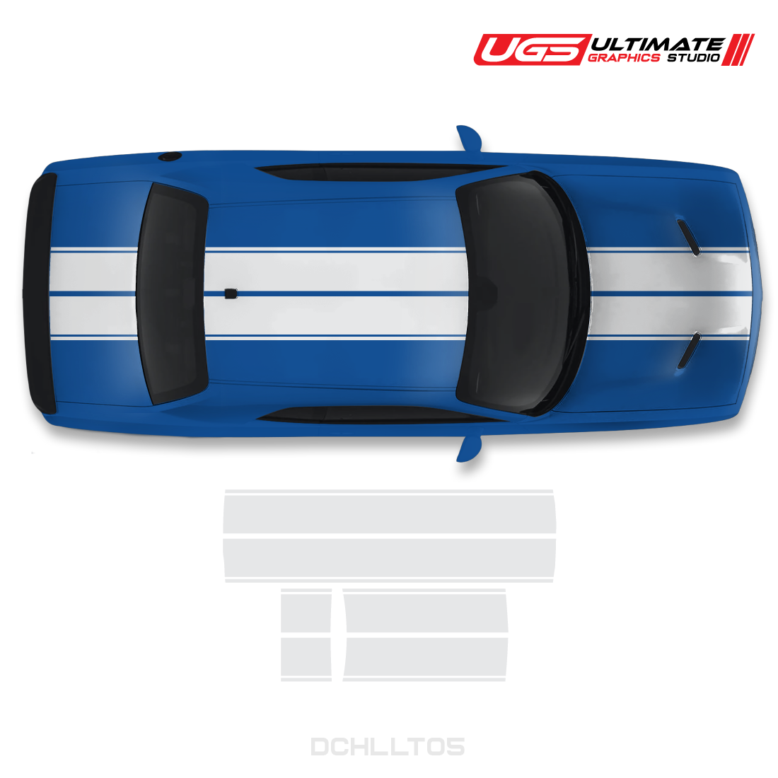 Dodge Challenger Top Wider Dual Graphics