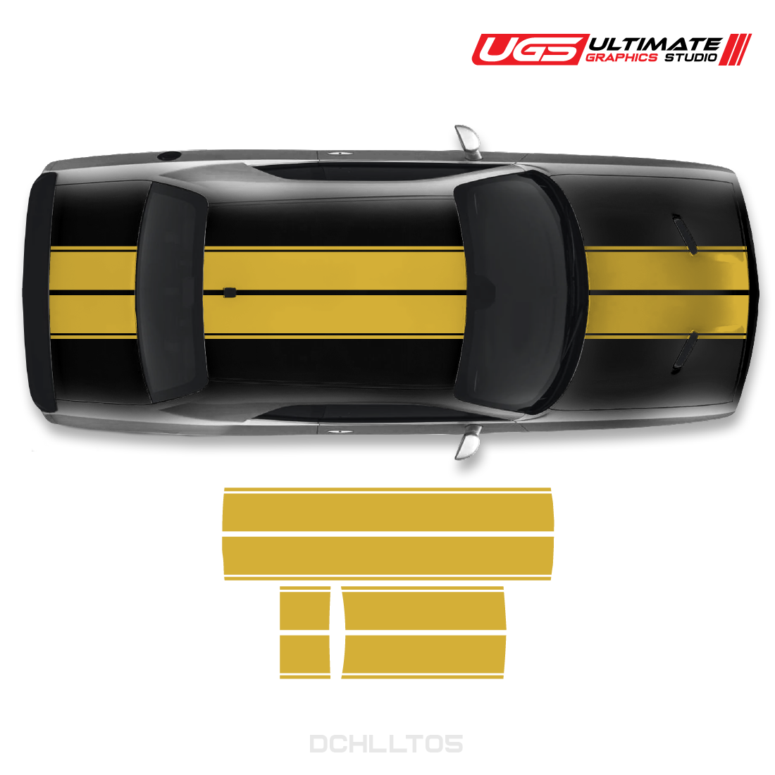 Dodge Challenger Top Wider Dual Graphics