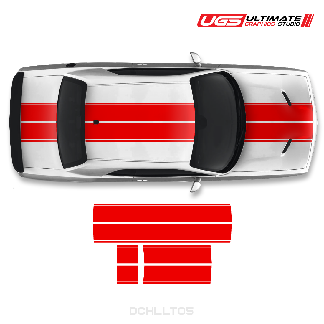 Dodge Challenger Top Wider Dual Graphics
