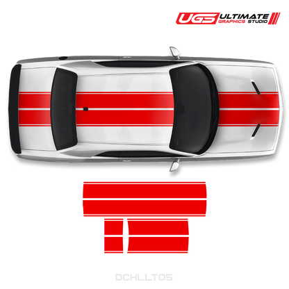 Dodge Challenger Top Wider Dual Graphics