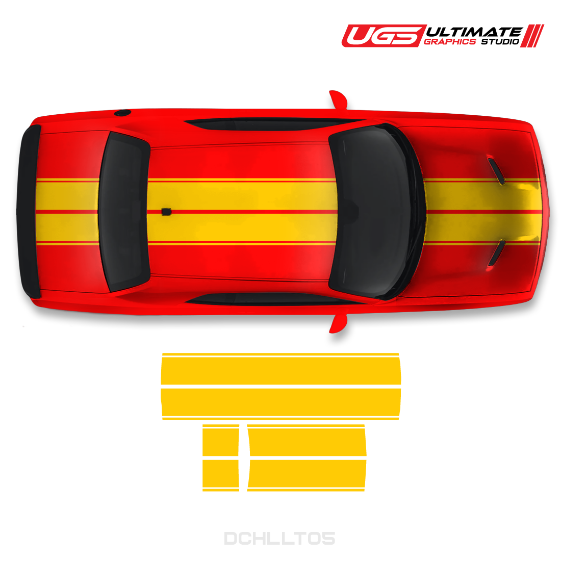 Dodge Challenger Top Wider Dual Graphics