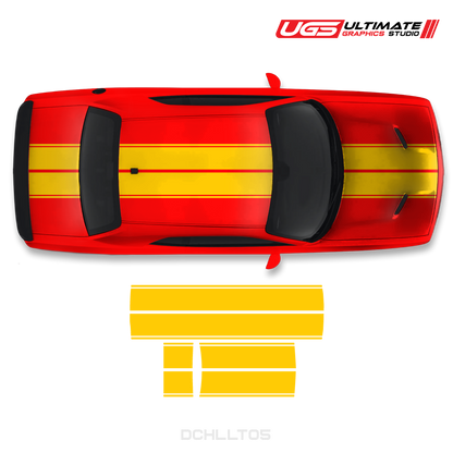Dodge Challenger Top Wider Dual Graphics