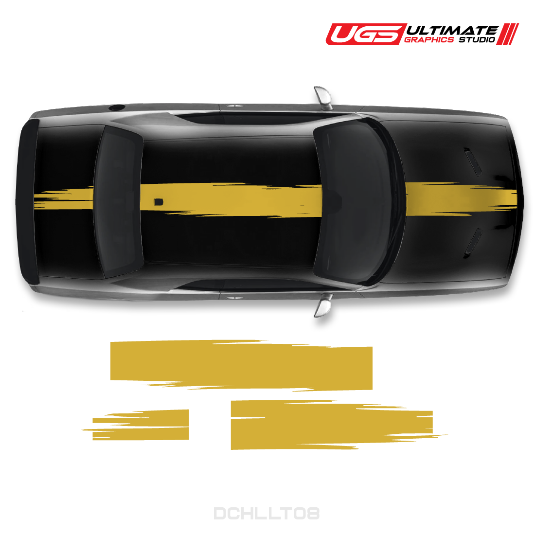 Dodge Challenger Top splash Stripe