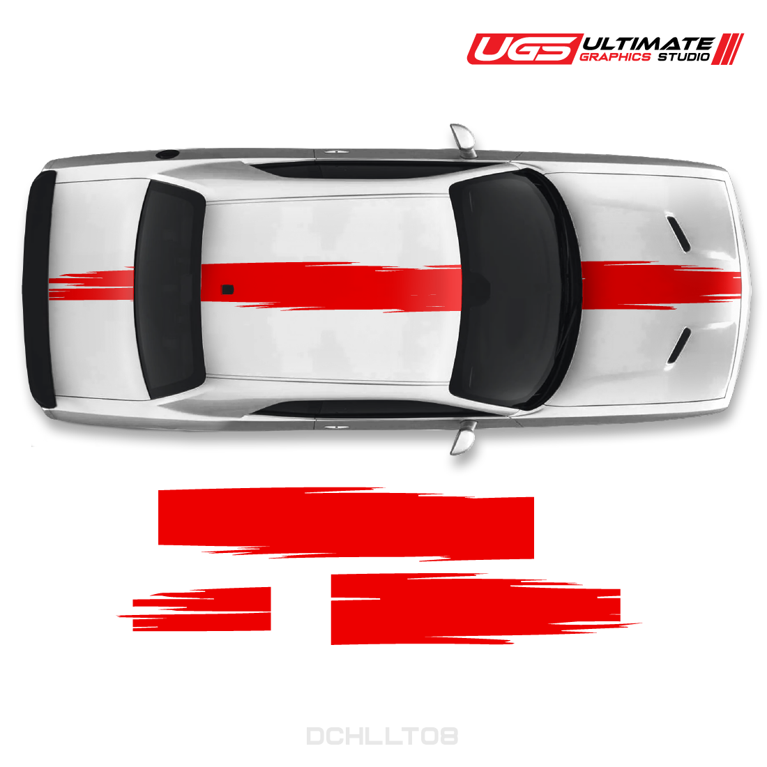 Dodge Challenger Top splash Stripe