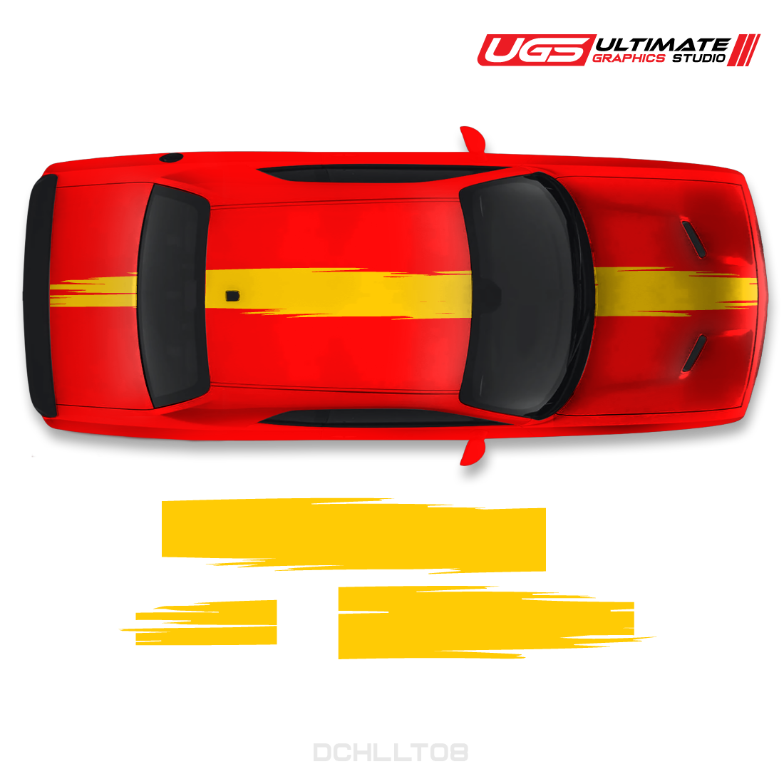 Dodge Challenger Top splash Stripe