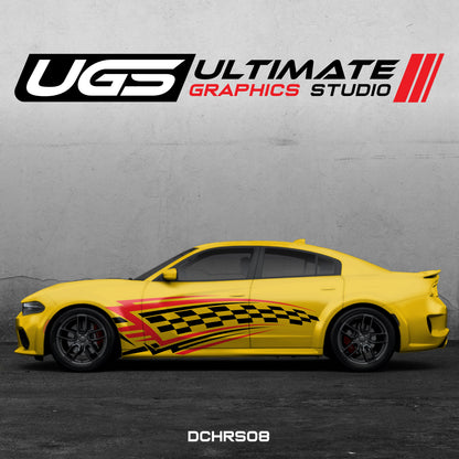 Dodge Charger Side Graphics 2 Color Daytona