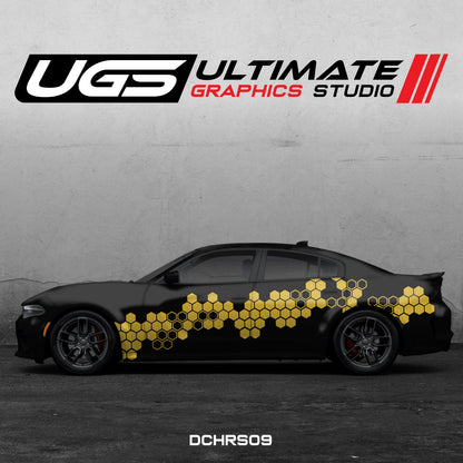 Dodge Charger Side Graphics 1 Color Pattern