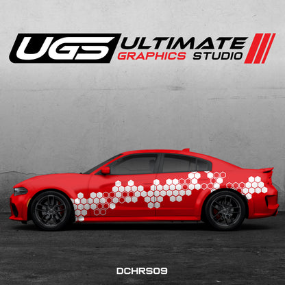 Dodge Charger Side Graphics 1 Color Pattern