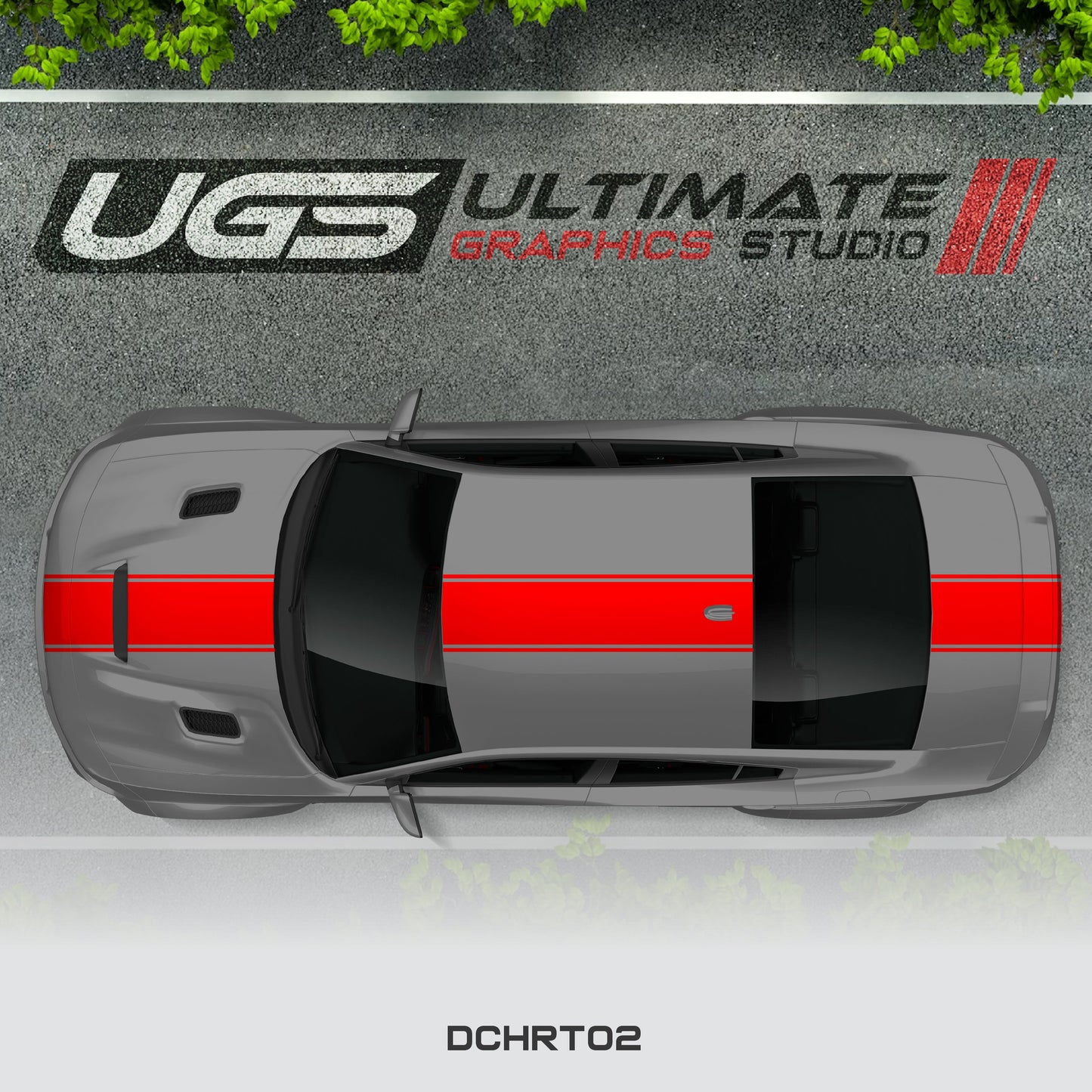 Dodge Charger Top Single Stripe 1 Color